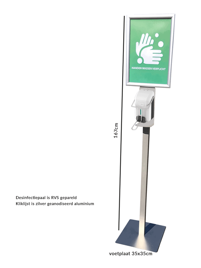 desinfectie paal