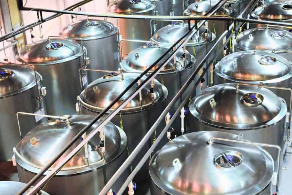 RVS tanks voor bierbrouwerijen