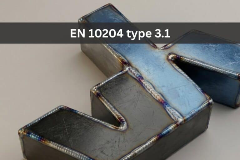 EN 10204 type 3.1