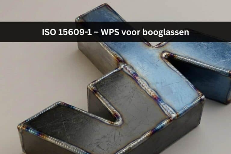 ISO 15609-1 – WPS voor booglassen