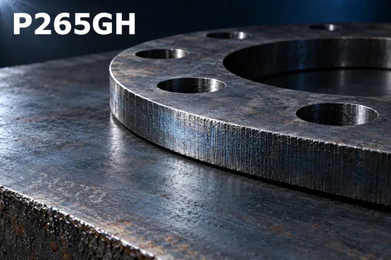P265GH ketelplaat 1.0425 met gelasersneden flens met boutgatencirkel
